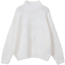 PK18CH006 lady turtle neck oversize cashmere sweater